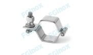 Collier hexagonal articulé DIN sans tige inox 304