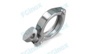 Collier CLAMP ASME BPE forgé simple articulation inox 304