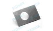 Frein d'écrou rectangulaire inox A2/S.S304