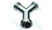 Y equal to weld MACON female/2 males 316L stainless steel