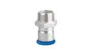 Female/BSP male adapters to press NP16 stainless steel