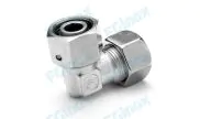 Cutting ring rotary fittings Female/rotary equal elbows stainless steel 316TI