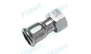 Female/rotary nut adapters NP16 to press stainless steel