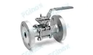 Flanged end ball valves 3 pieces flanged end full bore stainless steel 316