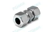 Double straight unions stainless steel 316