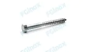Hexagon head wood screw DIN571 stainless steel A2/S.S304